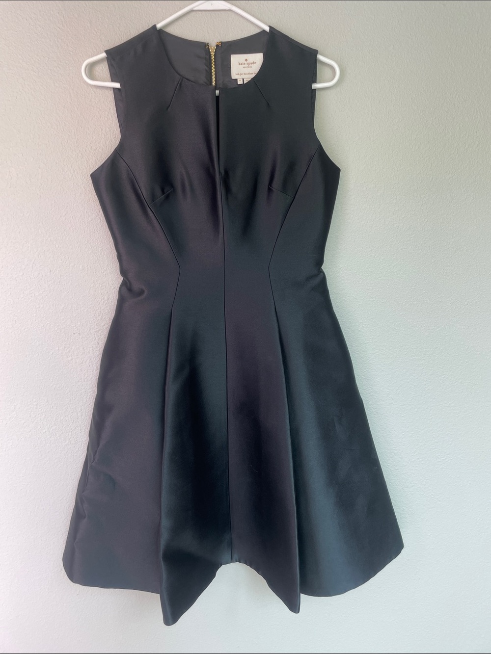 kate spade Black Sleeveless A-Line Mini Dress